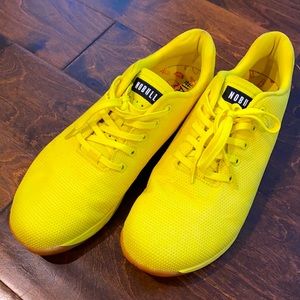 Yellow nobull trainers